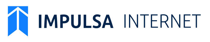Logo de "Impulsa Internet", nos dedicamos al disenio y creacion de sitios web, tiendas online y aplicaciones personalizadas.